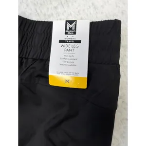 Member's Mark Womens Travel Wide Leg Pant Black Comfort Waistband‎ Size M NWT thumbnail 4