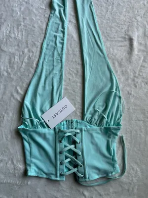 Outcast Clothing Charlee Top Ice Blue thumbnail 7