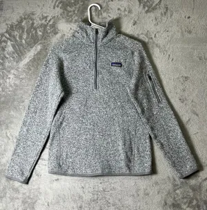 Patagonia Better Sweater 1/4 Zip Heathered Fleece Pullover Jacket Women's Medium thumbnail 1