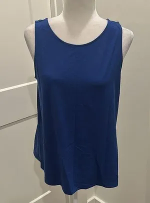 NWT Lilly Pulitzer Kristen Tank Top in Lapis Lazuli Sz M thumbnail 1