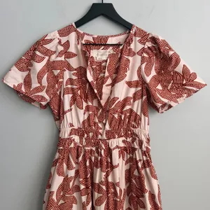 Anthropologie Somerset Maxi Dress in Neutral Floral Dot Size Small thumbnail 4
