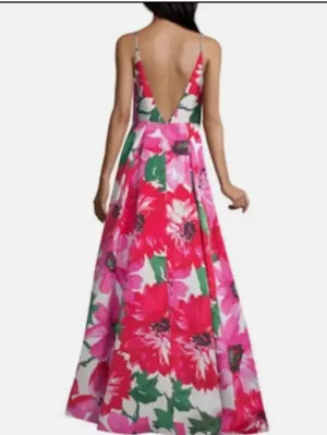 B. Smart Floral Prom Dress - Spaghetti Straps quinceañera with crinoline thumbnail 12