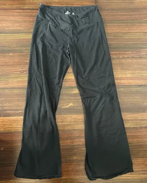 Hollister Black Flared Leggings thumbnail 1