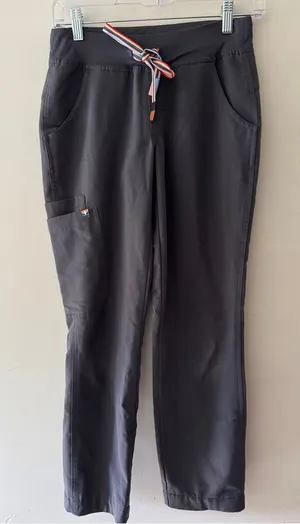 Figs Pride Zola Skinny Scrub Pants Charcoal Rainbow thumbnail 1