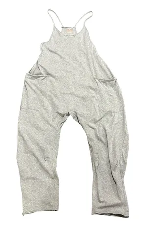 FP Movement Free People Hot Shot Jumpsuit Gorpcore Heather Grey XS OB1239677 thumbnail 1