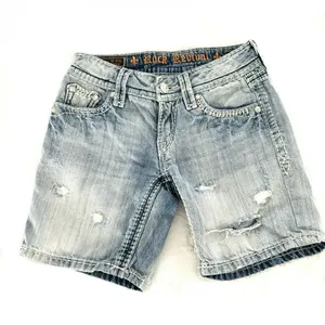 Rock revival Alanis distressed denim shorts sz 24 thumbnail 6