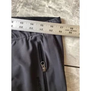 Patagonia Womens Gray Tapered Hiking Athletic Pants Sz M Drawstring Zip Pockets thumbnail 3