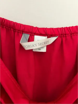 Victoria's Secret Y2K Vintage Red Mini Slip Dress Medium thumbnail 3