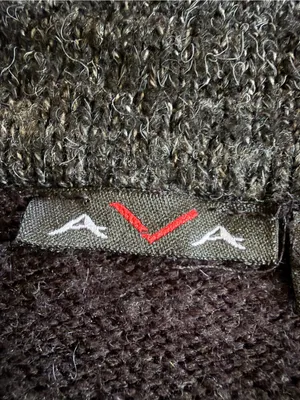 AVA Women’s Cardigan Mohair Blend Black and Grey Size M thumbnail 3
