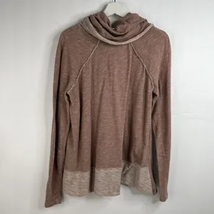 FP Beach Free People S / M Top Cowlneck Cocoon Pullover Oversized Slouchy Rose thumbnail 11