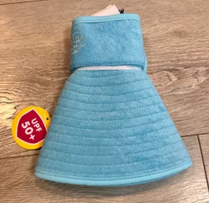 Banana Boat UPF 50+‎ Blue Terry Cloth Visor Hat One Size Adjust Sun Protection thumbnail 1