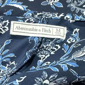 Abercrombie and Fitch Paisley Print Mini Blue Dress Women’s Medium thumbnail 2