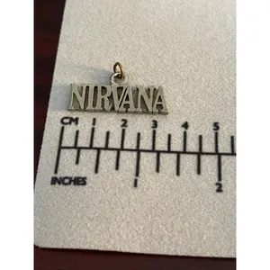 VTG Nirvana Starline Silver Tone Pendant Charm Punk Grunge Skater thumbnail 4