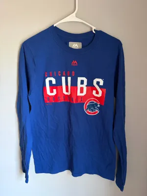 Majestic Chicago Cubs Long Sleeve Shirt thumbnail 1