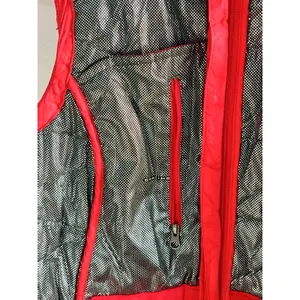 Columbia Omni Heat Vest Womens Red Polyester Full Zip Quilted Lined Small thumbnail 6