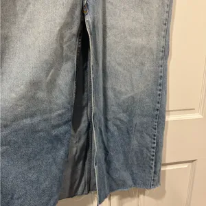 Pilcro Denim Skirt in Light Blue thumbnail 2