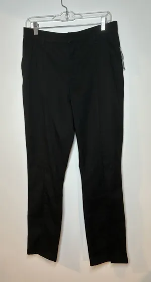 Abercrombie & Fitch Black Solid Ankle Pants Women Regular 31 Short Slit Ankle thumbnail 1