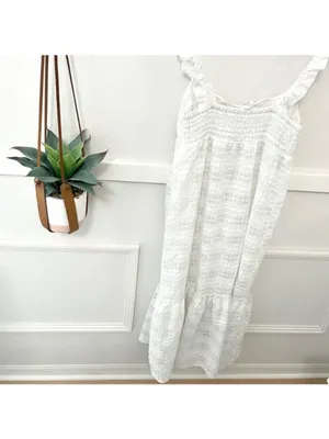 Lovers & Friends Rosine Midi Dress Size XS White Cottagecore Coastal Summer Chic thumbnail 9