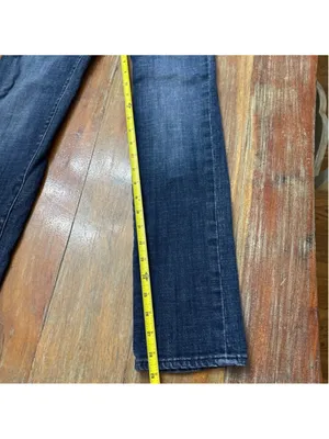 J Crew Blue Denim Straight Leg Jeans Size 27 Short thumbnail 9