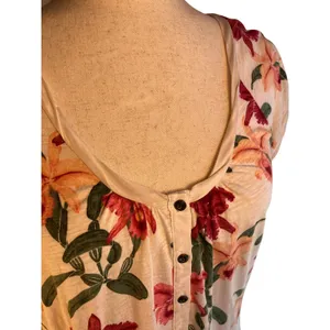 Lucky Brand Satin trim T-shirt Size Small thumbnail 6