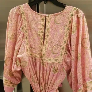 💕CLEOBELLA💕 Magdalena Mini Dress ~ Pink Wildflower Block Print Medium M NWT thumbnail 14
