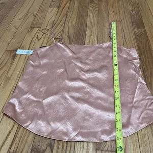 Babaton Aritzia NWT‎ Benji Soft Apricot Camisole Tank Size Small thumbnail 7