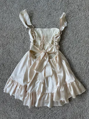 Lucy in the Sky Fit and Flare Dress in Champagne thumbnail 4