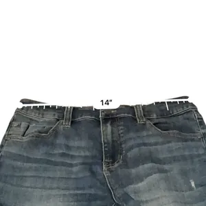 Liverpool LA Crop Flare Jeans‎ Womens 8/29 Blue Raw Hem Distressed Stretch Denim thumbnail 7
