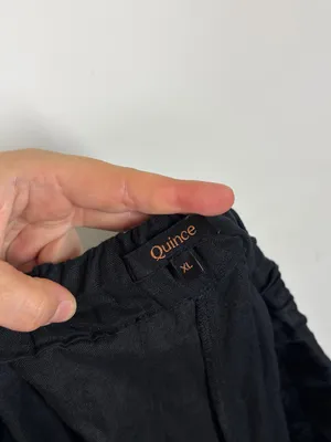 Quince 100% European Linen Tapered Ankle Pants Size XL thumbnail 10