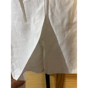 ASOS White Linen Blend High Waist Midi Skirt Size 6 New with Tags thumbnail 9