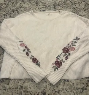 LA Hearts Sweater Cropped thumbnail 1