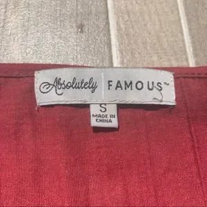 Absolutely Famous Red Wine Tank Top; small women’s thumbnail 2