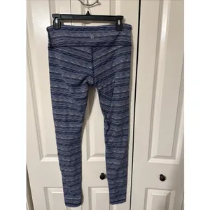 Lululemon Wonder Under Space Dye Sapphire Blue Size 4 Or 6 Full Length Leggings thumbnail 2