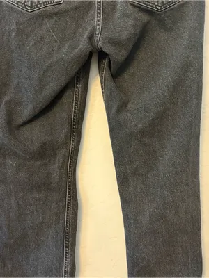 Goldsign high rise straight leg black women's jeans size 28 thumbnail 15