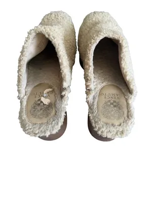 VINCE CAMUTO Rimindel Faux Shearling Clogs Mules Size 8.5 thumbnail 6