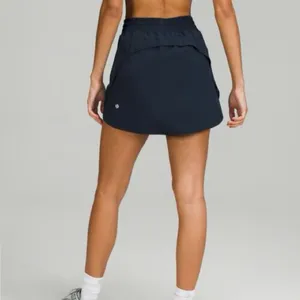 Lululemon Navy Blue Hotty Hot‎ High-Rise Skirt thumbnail 2