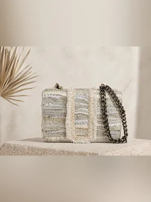 Anthropologie Belier.Belier Greta Brazilian Artisan Handmade One Of A Kind Designer Handbag thumbnail 11