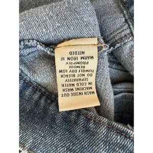 Vintage Y2K Highway Jeans Denim Cropped Vest thumbnail 9