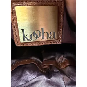 Kooba Hobo Bag Womens Large Brown Leather Multi Zip Slouchy Shoulder Bag thumbnail 8