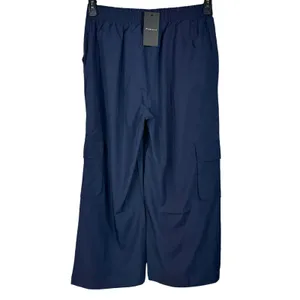 Fabletics Large Downtown Wide Leg Cargo Pants Pockets Pull-On Stretch Hi-Rise thumbnail 7