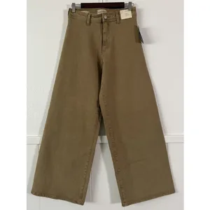 Universal Threads Women’s Sailor Wide Leg Jeans Size 4 Brown High Rise Stretch NW thumbnail 3
