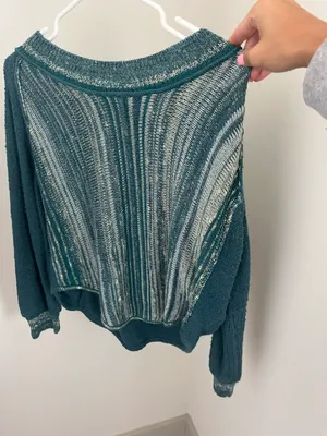 Blue Drug Rug Sweater thumbnail 1