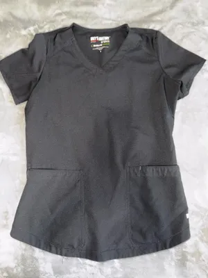 Grey's Anatomy Two-Pocket V-Neck Scrub Top thumbnail 1
