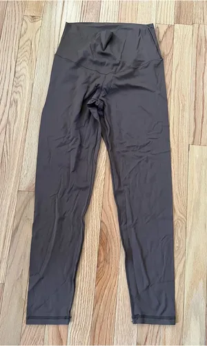 Offline By Aerie 7/8 Chocolate Brown Leggings Medium Earthy Minimalist Pilates thumbnail 1