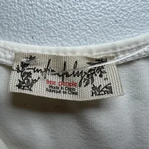 Intimately Free People Tongue Tied Bodysuit Ivory Size‎ Small Sheer Lace Sleeves thumbnail 5