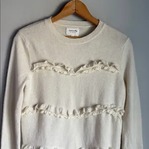 Sézane Andreas Jumper in ecru wool and cashmere XS thumbnail 6