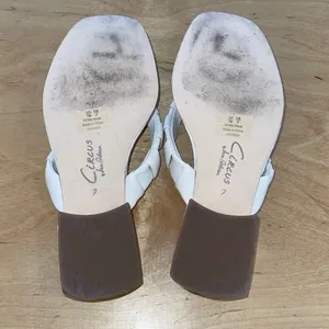 Circus NY By Sam Edelman Womens Croc Embossed Jacinda Flipflop Sandal Ivory Sz 7 thumbnail 5