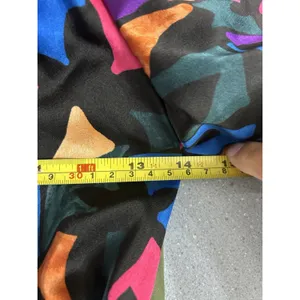 Show Me Your Mumu Danielle Mini Dress Geometric Multicolored Puff Sleeve Size M thumbnail 6