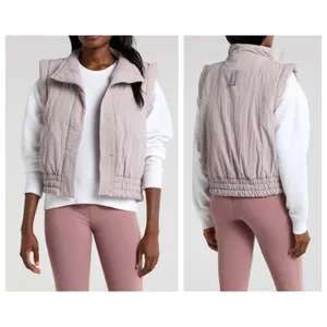 NEW Free People FP Movement Scrunch Time Puffer Vest Size XS thumbnail 13