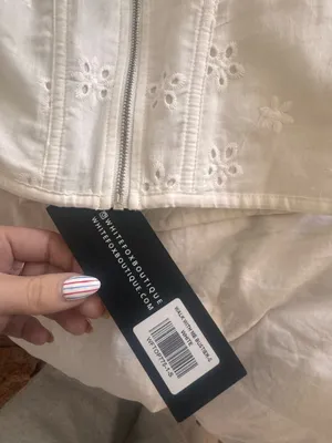 White Fox Boutique Top White Corset thumbnail 3